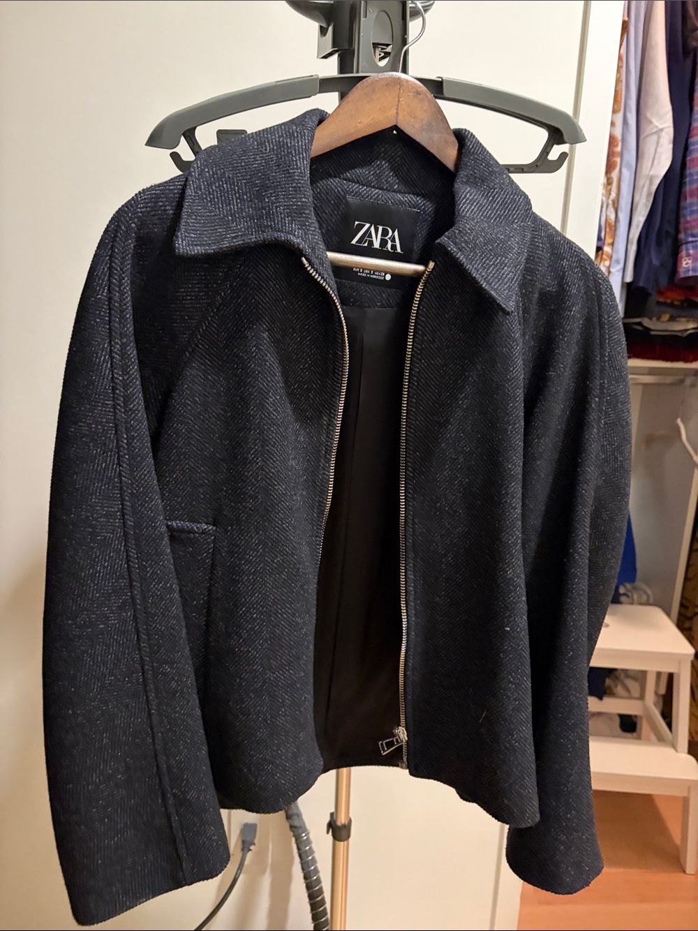 ZARA Zip-Front Lightweight Jacket
